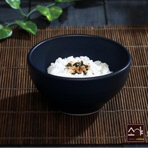 한국 여주도자기 세라믹 원형 밥공기 밥그릇, 밀크화이트, 1개
