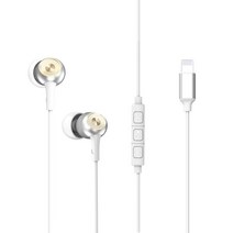 baseus 아이폰전용 P02 라이트닝 이어폰, 화이트
