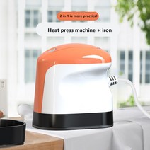 프레스 기 열 불도장 열전사 필름 머그컵전사 다리미 150W 전기 철 미니 열 프레스 기계 로고 짧은 소매 DI, 02 US Plug