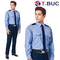 봄 여름 경비복 긴팔 T-191J블루 바지 T-191P 곤색 개별판매 경비 복 상의 셔츠 바지 하의 가을 티뷰크