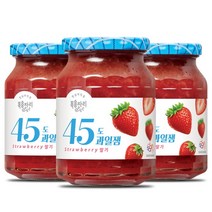 복음자리 45도 과일잼 딸기, 350g, 3개