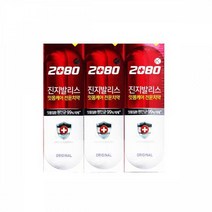 런유 BTM 2080 진지발리스 치약 기획 허블민트 120gx3 상품