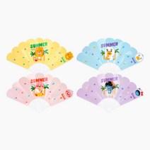 카카오 리틀프렌즈 접이식 휴대용 PP부채, 없음, 네오