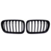 튜닝그릴망앞키드니 그릴 매트 글로스 블랙 BMW X3 F25 2010 교체 레이싱 범퍼 자동차 스타일링 1 쌍, 03 Matte Black