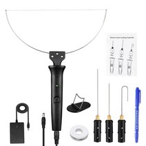 스티로폼절단기 자르기 칼 커터18W 3 in 1 Electric Styrofoam Cutter Cutting Machine Styro Foam Pen Por, 06 9pcs 4 in 1 UK Plug