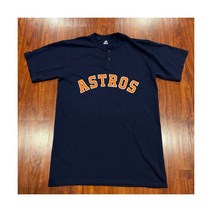 마제스틱 남성 휴스턴 애스트로스 네이비 헨리 저지 셔츠 미디엄 M 야구 MLB