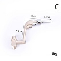 금속 방적 낚시 릴 핸들 접이식 로킹 암 1000-7000 휠 공장 직접 판매 도매, large-size