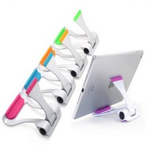 태블릿자바라거치대 라위스 핸드폰거치대 탁상 접이식 PC IPAD 통용 많다 기능 삼각 받침대 2933652340, 배색 빅 스포츠카 대여금