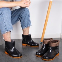 남성 기모 겨울 방한 털 발목장화