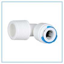 PVC엘보 수도용 소켓 부속 배관 6.5mm 9.5mm 외경 호스 18 14quot 38quot 12quot 남성 팔꿈치 빠른 ro 정수기 역삼투 수족관 시스템 커넥터 피팅, 호스 9.5mm, 12