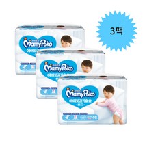 마미포코기저귀 에어핏밴드 대 44P (남녀공용) x 3팩 132매