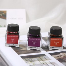 딥 펜 컬러 만년필 잉크 25ml 펜잉크 캘리그라피 병잉크, 핫핑크