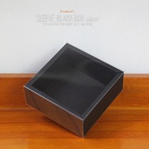 중앙패키지 투명 슬리브 블랙 상자 박스 선물