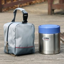 코스모스 센스3호 보온도시락(죽통) 0.7L(WJ-903) 죽통 보온밥통 보온도시락, 1개