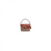 [정품] COACH 코치 코팅 캔버스 시그니처 캐시 크로스바디 메신저백 샤코슈백 체스트백