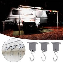 캠핑카 악세사리 카라반 용품 8pcs 야외 캠핑 천막 후크 패스너 클립 rv 텐트 클립 캐러밴 캠퍼 트레일러