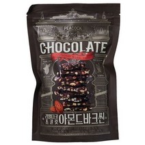 아몬드가 오독오독 씹히는 피코크 리얼다크초콜릿 아몬드 바크씬 260g 2개