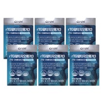 GNM자연의품격 rTG 알티지 오메가3, 60캡슐, 6개