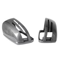 벤츠 C 클래스 W204 e W212 CLS C218 Gla X156 백미러 커버 탄소 섬유 1 쌍, 카본 컬러, 하나