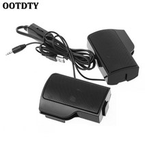 돌비애트모스 블루투스 사운드바 ootdty 1 쌍 미니 휴대용 클립 온 usb 스테레오 스피커 라인 컨트롤러 사운드 바 노트북 노트북 mp3 pc 컴퓨터 클립 포함, 없음