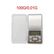 주방전자저울 미니전자저울 가정용전자저울 LCD 휴대용 미니 디지털 저울 신상품 500/0 01g 3000g/0.1g 전자식 포켓 사이즈 케이스 우편물용 주방용 보석용 무게균형, [01] 100g-0.01g