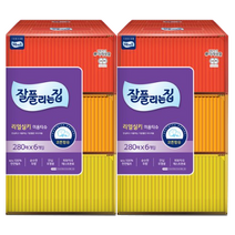 잘풀리는집 각티슈 리얼실키 미용티슈 280매, 12개
