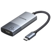 유그린 울트라 8K C타입-HDMI 2.1 미러링 젠더 컨버터 CM491, 20cm