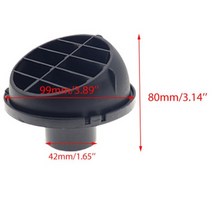 이동식 무시동 히터 차량용 캠핑 난로 웜 주차 에어 벤트 자동차 공기 배출구 트럭 부품, 42mm-1