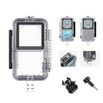 TELESIN 방수 핸드 헬드 다이빙 조작 안정제 GoPro Hero 용 수중 카메라 하우징 5 6 7 8 9 10 DJI Osmo Action Dome, [03] For DJI Osmo Action, for Camera