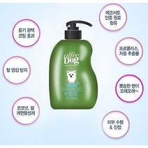 하얀털 비숑 포메 피부 윤기광택 강아지 샴푸 개샴푸, 1개