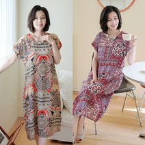 N2437 시즌2 시원한여름! 인견원피스 2종택엄마옷