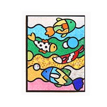 바이오로드 포일아트 꾸미기, 바닷속물고기 1개+스티커증정, 1개