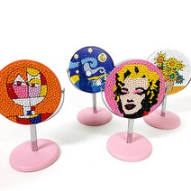 토단 블링블링 보석십자수 -세계 명화 스탠드 거울 만들기, 세네치오