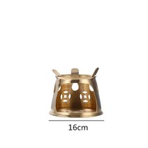 마라탕만들기 신선로그릇 반반냄비 사각전골팬 1인샤브샤브냄비 작은 노란색 수프 스토브, 16cm 스토브