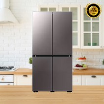 [삼성] 비스포크 냉장고 4도어 프리스탠딩 875L RF85B9002T1, 브라우니실버