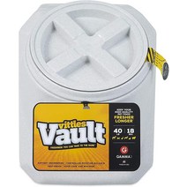 Gamma2 Vittles Vault Outback 밀폐 반려동물 사료 용기 18.1kg(40파운드) (1팩), Container, 40 Pounds (Pack of 1)