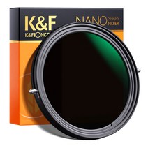 공식수입정품 K&F Concept NANO-X CPL + Fader ND 가변 ND 필터 ND2-ND32 82mm / CPL+ND, NANO-X CPL+Fader ND 82mm