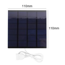 태양광패널세트 솔라판넬 태양광모듈 5v 400ma 태양 전지 태양 전지 시스템 휴대, 1.5w 6v