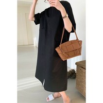 여성 청담동 셀럽 미니멀 루즈핏 빅사이즈 원피스 로맨틱 캐주얼 빅포켓 여름 스커트