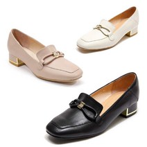 [AK PLAZA] [세라] SAERA S21P414 핑크 아이보리 흑 여성로퍼 3CM