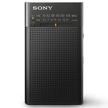 SONY 소니 핸디 휴대용 라디오 ICF-P27 : FM / AM Wide 호환 수직 긴 배터리 전기 튜닝 블랙 BC, 상품명참조, 상품명참조