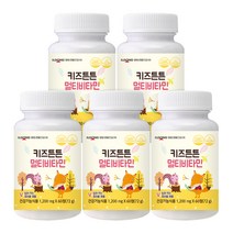 일동생활건강 키즈튼튼 멀티비타민 어린이 키즈 종합비타민 건강식품 10개월분, 5병