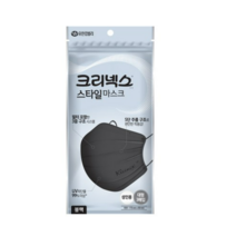 크리넥스 스타일마스크 블랙 성인용 대형 3매입, 9개