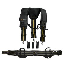 툴벨트 봉고3적재함 망치걸이 공구통 공구주머니 다이아몬드백 공구걸이대, 3-훅 숄더 스트랩 + 크로스 가드 허리