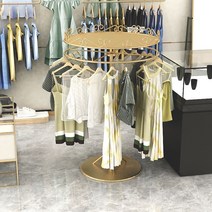 360도 회전행거 스탠드 원형 고급 매장 옷가게 진열대, B.직경70cmx높이140cm