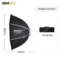 포토부스 SMDV 플립 90cm 36 프로 110cm 44 팔각형 프로포토 보웬스 엘린크롬 마운트 소프트 박스용 파라볼릭 아웃 도어 박스 신속 출시, [02] Flip 36 Pro Kit 2