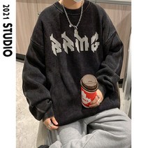 워싱 구제 빈티지 풀오버 남 와이드 히어링스 하이킹 브랜드맨투맨 겨울 스웨트셔츠 남자후드티 맨투맨코디