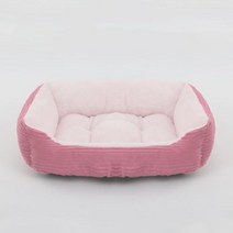 대형견집 애완동물용 침대 개고양이용 사각형 플러시 개집 중형 소형 개 소파 쿠션 애완동물 진정 집 용품 액세서리, cat dog bed 06+XS(43X34X12CM)