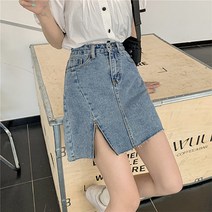 다비드 데님 스커트