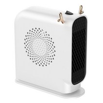 캠핑팬히터 차박 미니온풍기 루돌프 미니히터 전기 사무실, 500W, EU, 1.White